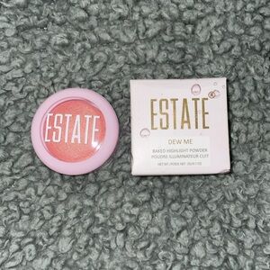 Estate Cosmetics Dew Me Baked Highlighter – Pressed Powder – 3 g (0.1 oz) (Lit)